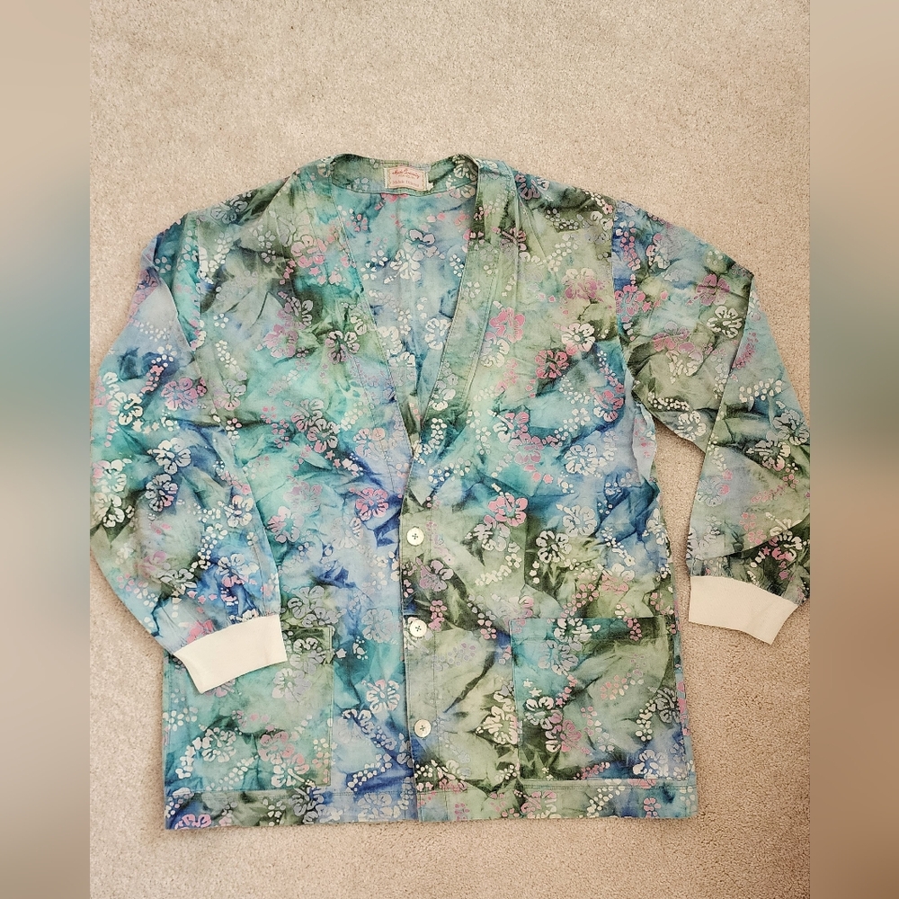 Handmade scrub jacket. Medium